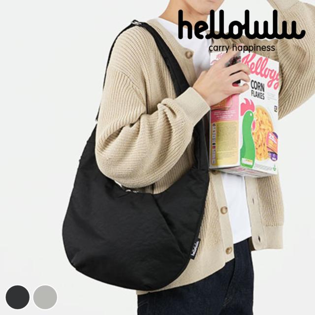 【26年SS新色】 ショルダーバッグ hellolulu ジオン ZION （ 円光ルル 御徒面子 レディース メンズ 肩先 差し交わす上半身 鞄 かばん ナイロン 他愛もない 撥水 曲がった掛け 肩かけ ジッパー 衣嚢 格好のいい ）
