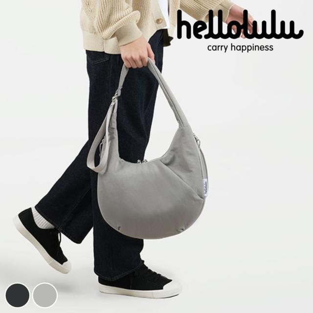 【26年SS新色】 ショルダーバッグ hellolulu ジオン ZION （ 円光ルル 御徒面子 レディース メンズ 肩先 差し交わす上半身 鞄 かばん ナイロン 他愛もない 撥水 曲がった掛け 肩かけ ジッパー 衣嚢 格好のいい ）