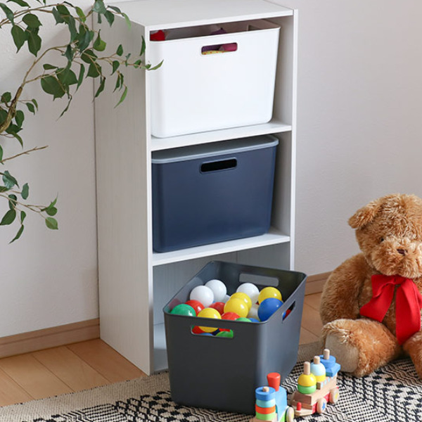 収納ケース 幅36.4×奥行25.9×高さ24.5cm 小物収納 やわらかBOX 深型