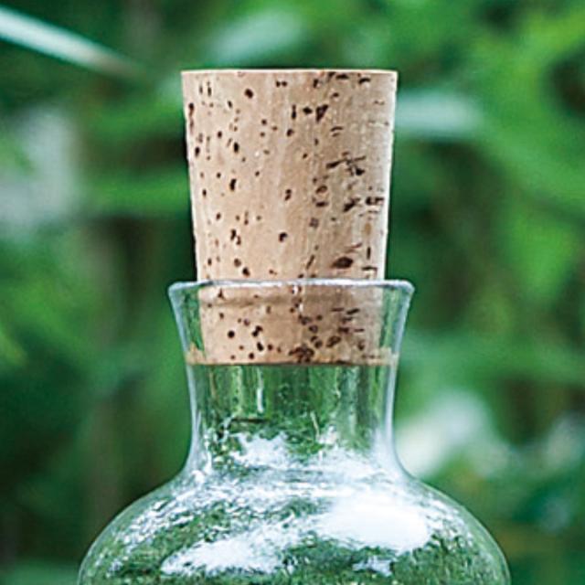 廣田硝子 ピッチャー 720ml 潤 ストリーム コルク栓 （ ガラス 日本製 花瓶 フラワーベース ポット ボトル シンプル おしゃれ 透明ガラス ）_1