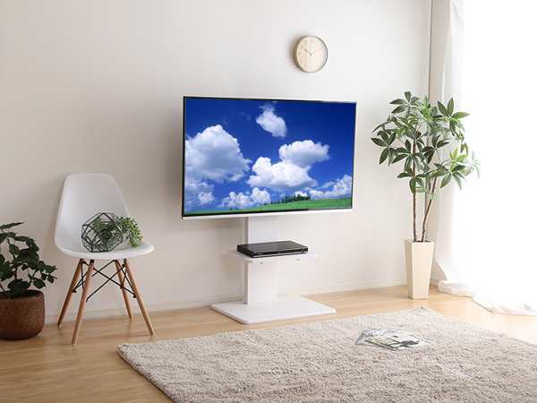 壁寄せ テレビ台 ロータイプ 棚付 テレビスタンド 60インチ対応 幅60cm （ TV台 テレビボード TVボード ＴＶスタンド 壁よせ 高さ調節  TVの通販はau PAY マーケット - インテリアパレット | au PAY マーケット－通販サイト