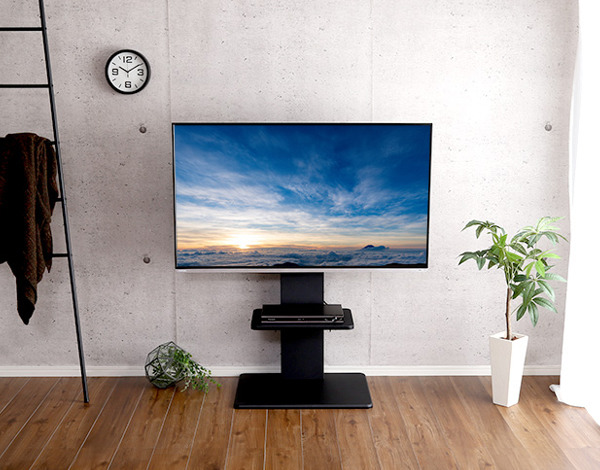 TVスタンド ロータイプ 棚付 60インチ対応 壁寄せ テレビ台 WAT （ TV台 テレビスタンド テレビボード TVボード ＴＶスタンド 壁よせ 高さ調節 TVラック テレビラック 壁 壁面 ラック 収納 モダン スタイリッシュ おしゃれ ）_4
