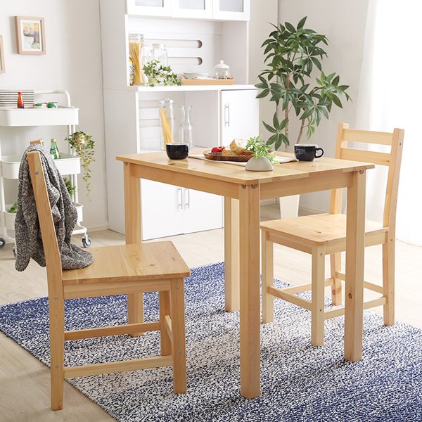 IKEA ダイニング3点セット ナチュラル 木製 IKEA/イケア】ダイニング 