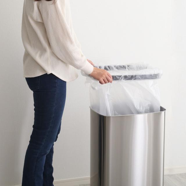 ゴミ箱 50L センサー式 （ ごみ箱 50リットル センサー ふた付き 幅38.7 分別 スリム 自動 開閉 電池式 袋 見えない 大容量 ゴミ箱 分別）_13