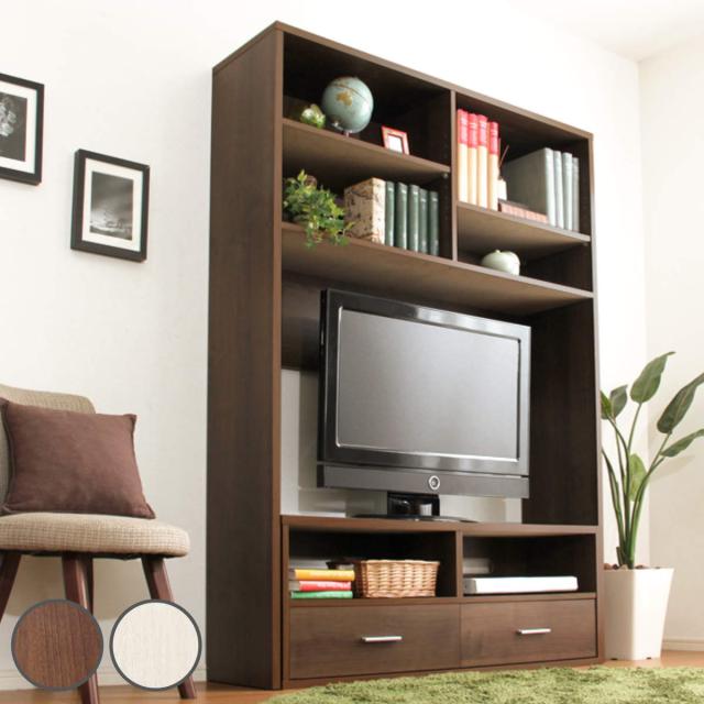 テレビ台専用ハイラック 幅125cm ハイラック 北欧風 組合せ家具 DEALS （ TV台 ラック 棚 収納 組合せ 家具 ディスプレイ 壁面収納 ハイタイプ 専用 ウォールナット ホワイトオーク シンプル ）