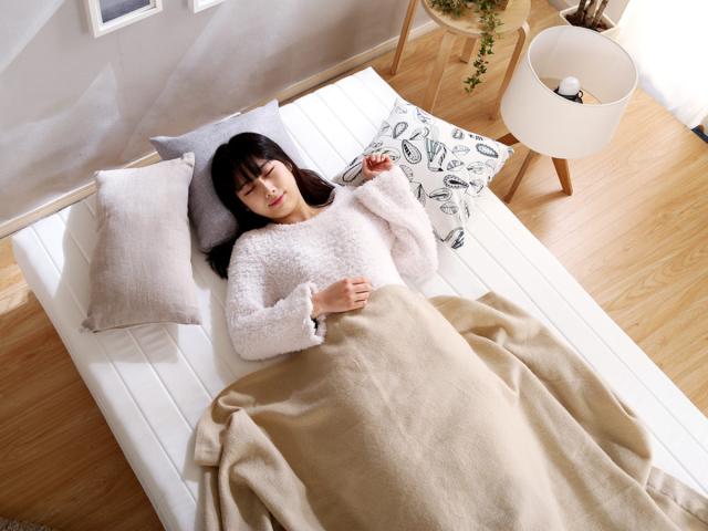 脚付きマットレス シングル Unite Doux ポケットコイル 一体型ベッド 