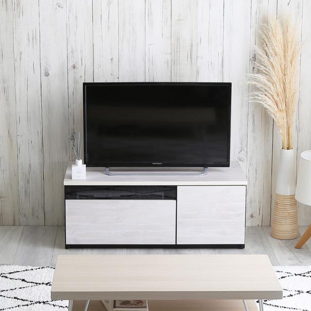 テレビ台 40型対応 幅90cm 完成品 日本製 （ ローボード TV台 収納 家具 AVラック テレビ スライドレール 箱組構造 ルーター収納 引出し リビング 棚 ）_13