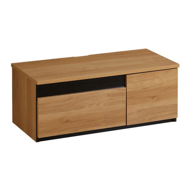 テレビ台 40型対応 幅90cm 完成品 日本製 （ ローボード TV台 収納 家具 AVラック テレビ スライドレール 箱組構造 ルーター収納 引出し リビング 棚 ）_18