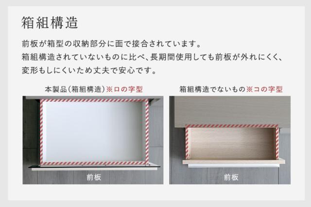 テレビ台 40型対応 幅90cm 完成品 日本製 （ ローボード TV台 収納 家具 AVラック テレビ スライドレール 箱組構造 ルーター収納 引出し リビング 棚 ）_8