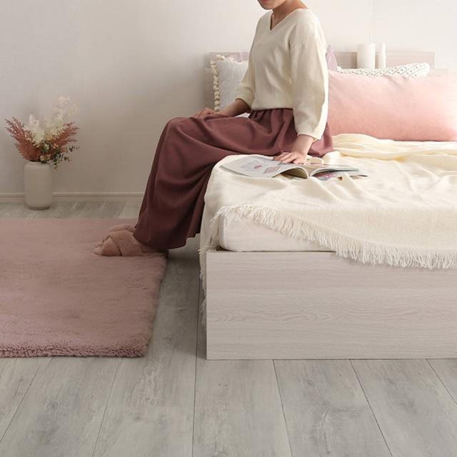 大人かわいいチェストベッド シングル 宮棚 2口コンセント付 （ ベッド チェスト 収納付き コンセント付き 引出し 2杯 棚付き 寝具 ベット ブラックオーク オーク ウォールナット ホワイトオーク ）_18