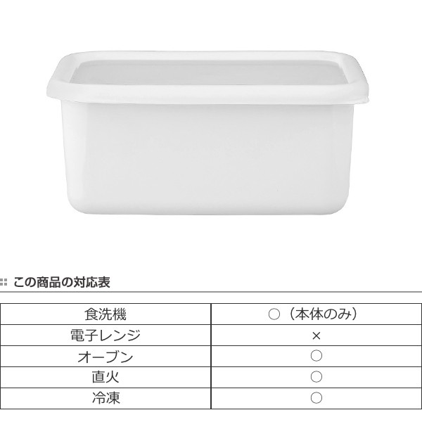 保存容器 ホーロー製 1.12L 角型 富士ホーロー 深型角容器 M Konte コンテ （ HoneyWare ストックポット 調味料入れ  ストッカー 容器 フ｜au PAY マーケット