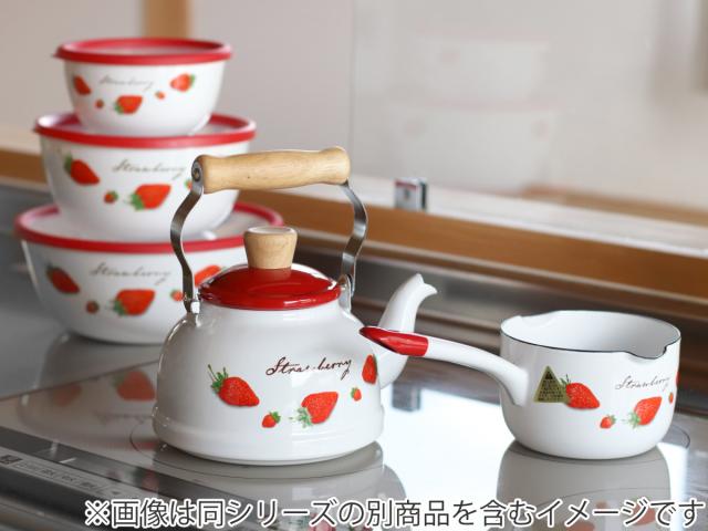 ケトル 1.6L IH対応 ストロベリーシリーズ 富士ホーロー （ Honey Ware