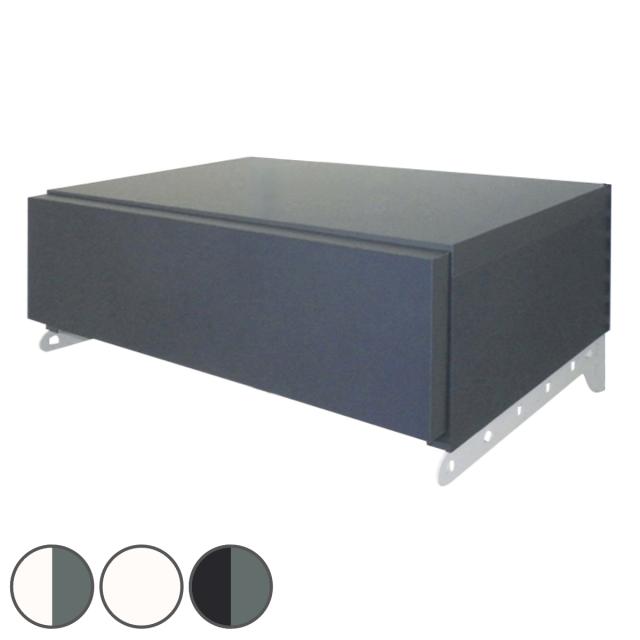 壁面収納 フィットラック 引き出し1段 シューズ用 幅45cm （ パーツ オプション 部品 DIY 収納 小物収納 小物入れ シューズ用引き出し 壁掛け 浮かせる収納 可動棚 オープンラック 収納ラック 有効活用 グレー ホワイト 玄関収納 ）