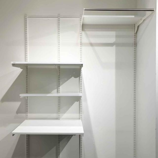 フィットラック 乾太くん専用台 KS1560CL36 取付け推奨寸法153cm〜 （ 壁面収納 乾燥機 台 収納 専用棚 収納ラック 収納棚 洗濯機上 衣類乾燥機 ランドリー 洗面所 有効活用 壁掛け ラック 収納棚付き パイプ付き ）_4