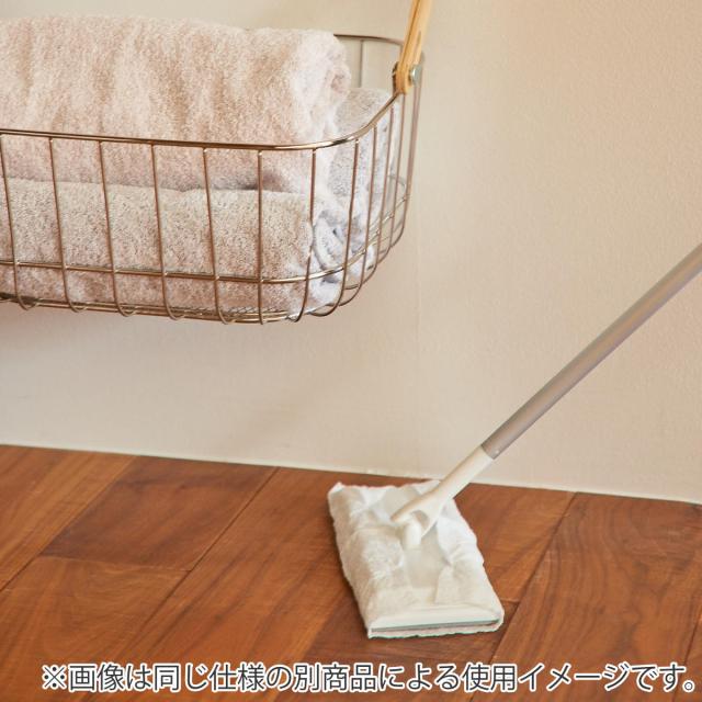 収納ボックス Pitfit キャリーバスケット ボックスタイプ 幅39.7×奥行29×高さ18.5 （ バスケット ハンドル付き 小物入れ 収納 おもちゃ箱 小物収納 壁収納 壁面収納 浮かせる収納 ケース ボックス 取っ手付き ホワイト ナチュラル ）_4