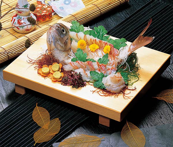 付け台 木製 尺3 白木 皿 食器 寿司 刺身 お造り 食器 盛り皿 （ お皿 大漁盛り 器 うつわ 和食器 鮨 盛る 魚 舟盛り 懐石 懐石料理 飲食店 料亭 旅館 大皿 角皿 角型 ）_1