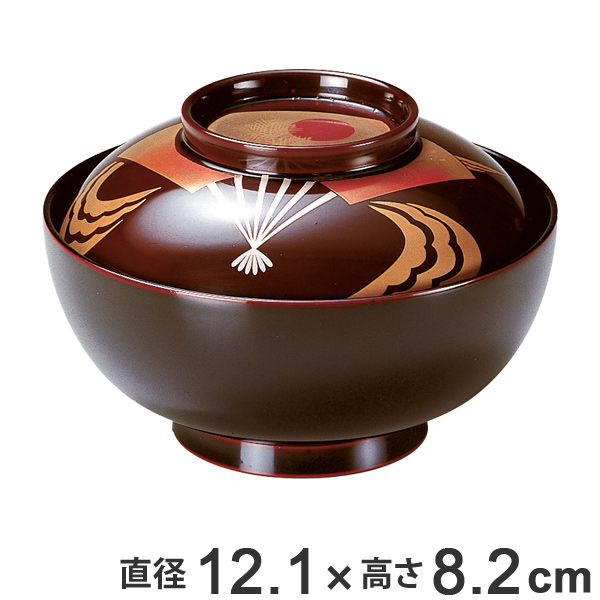 溜塗煮物椀 溜塗煮物椀