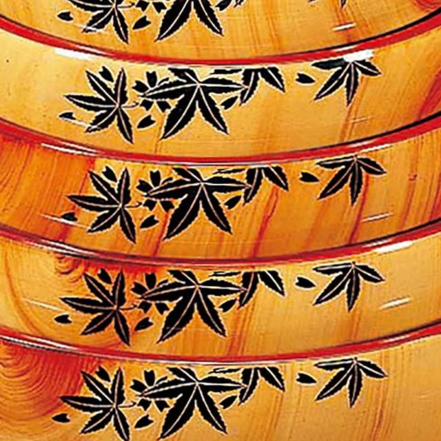 寿司桶 太鼓 尺5桶 香林紅葉 食器 組桶 業務用食器 （ 45cm すし桶