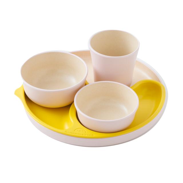 子ども用食器 5点セット シェルミンキッズ シェルミン （ 食洗機対応 子ども用食器セット 割れにくい 食器セット キッズディッシュ キッズプレート プレート 仕切り皿 ボウル コップ エコ サステナブル 離乳食 お食い初め ギフト ）_13