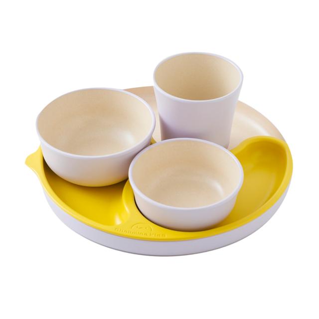 子ども用食器 5点セット シェルミンキッズ シェルミン （ 食洗機対応 子ども用食器セット 割れにくい 食器セット キッズディッシュ キッズプレート プレート 仕切り皿 ボウル コップ エコ サステナブル 離乳食 お食い初め ギフト ）_14