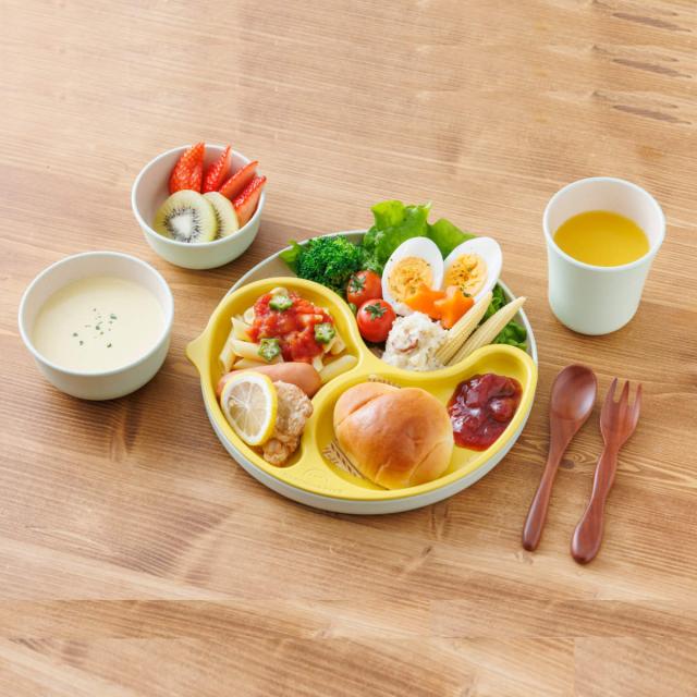 子ども用食器 5点セット シェルミンキッズ シェルミン （ 食洗機対応 子ども用食器セット 割れにくい 食器セット キッズディッシュ キッズプレート プレート 仕切り皿 ボウル コップ エコ サステナブル 離乳食 お食い初め ギフト ）_2