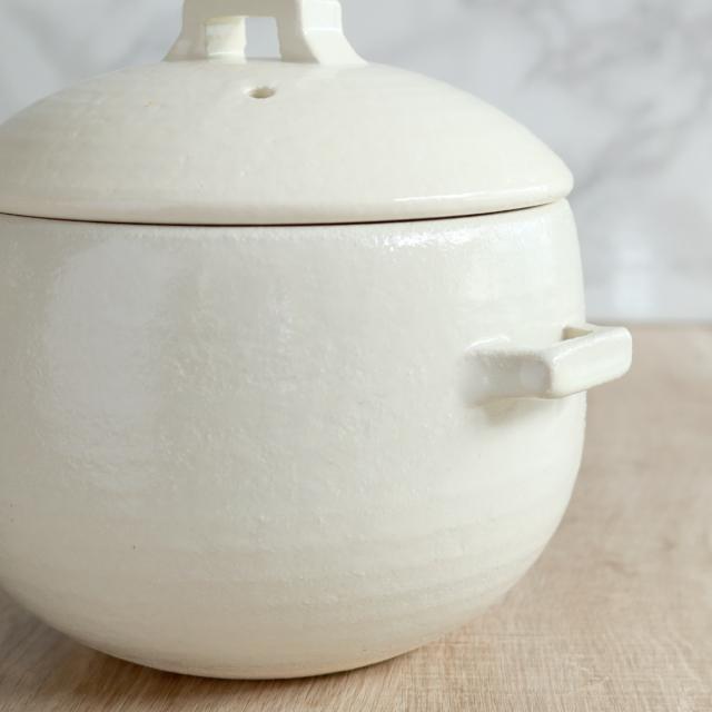 炊飯土鍋 2合炊 直火専用 中蓋付き OKATTE ごはん土鍋 日本製 （ ごはん鍋 ご飯土鍋 陶器製 どなべ おすすめ 電子レンジ対応 オーブン対応 2合 1合炊き ガス火対応 直火対応 ご飯鍋 土鍋 炊飯鍋 炊飯用土鍋 二合炊き 二重蓋 ）_11