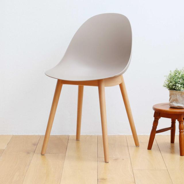 オフィスチェア 座面高47cm 木製脚 ワークチェア wood aven （ ポリプロピレン プラスチック デスクチェア 椅子 ダイニングチェア カフェ オフィス シンプル 北欧 モダン おしゃれ ）_16