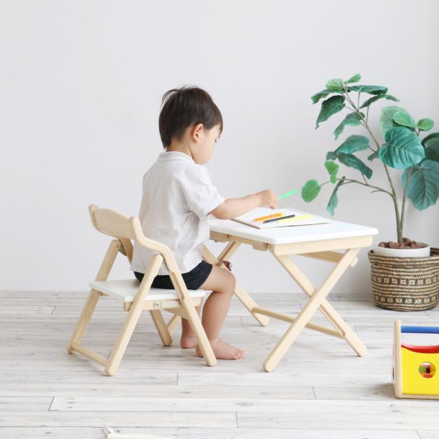 キッズデスク チェア セット 折りたたみ noah （ キッズテーブル ミニ
