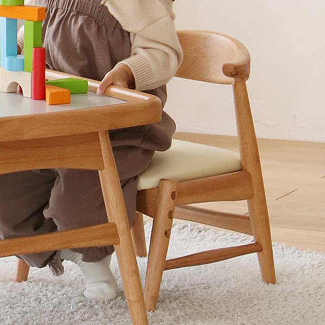 キッズチェア 座面高20〜23cm 高さ調節 木製 北欧風 子ども用椅子 nork