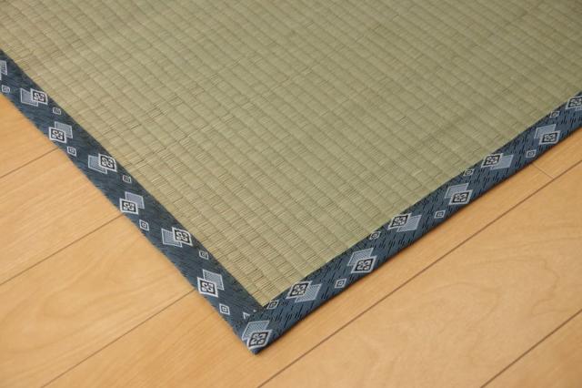 い草 カーペット 国産 上敷き 双目織 ほほえみ 三六間 中京間 8畳 約364×364cm （ マット い草マット い草カーペット い草上敷き 絨毯 畳カバー 中京 正方形 畳める コンパクト リバーシブル 国産い草 空気清浄 防臭 抗菌 ）_6