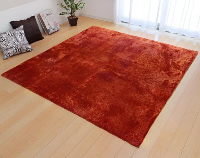 ラグ カーペット シャギー調 4畳 無地 ラルジュ 約200×300cm ラグ カーペット シャギー調 4畳 無地 ラルジュ 約200×300cm