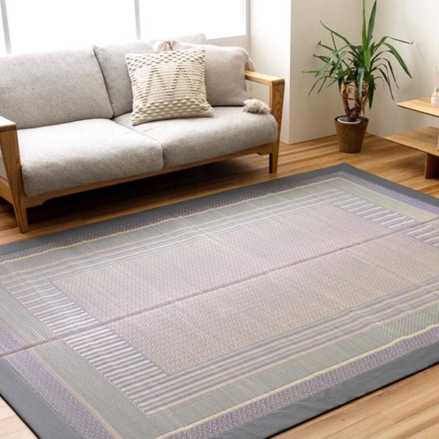 ラグ い草 オルシャ 191×300cm （ 純国産 上敷き い草ラグ 敷物 マット い草マット い草カーペット 絨毯 ござ 茣蓙 センターラグ 長方形 畳める コンパクト 国産い草 天然素材 空気清浄 消臭 抗菌 日本製 ）_5