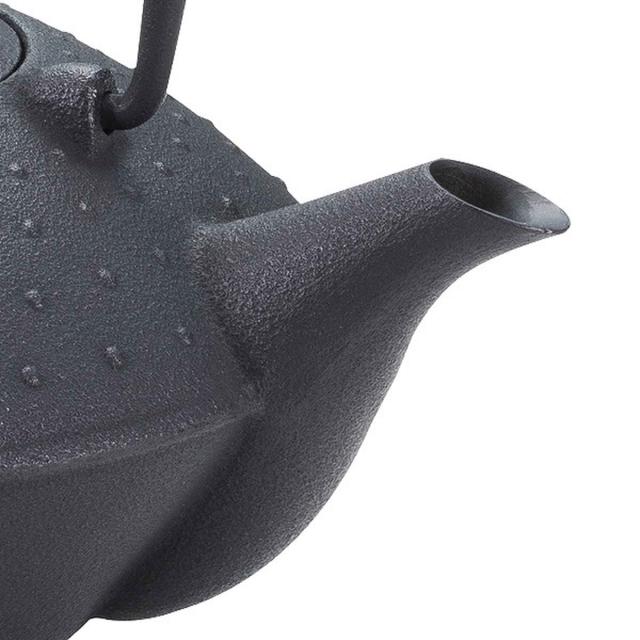 急須 450ml 南部鉄 粋 鋳鉄 ティーポット 日本製 （ 鉄急須 土瓶型 お茶 ポット 上手型急須 金属 南部鉄器 土瓶急須 お茶用品 和モダン 上手型 おしゃれ 茶器 ）