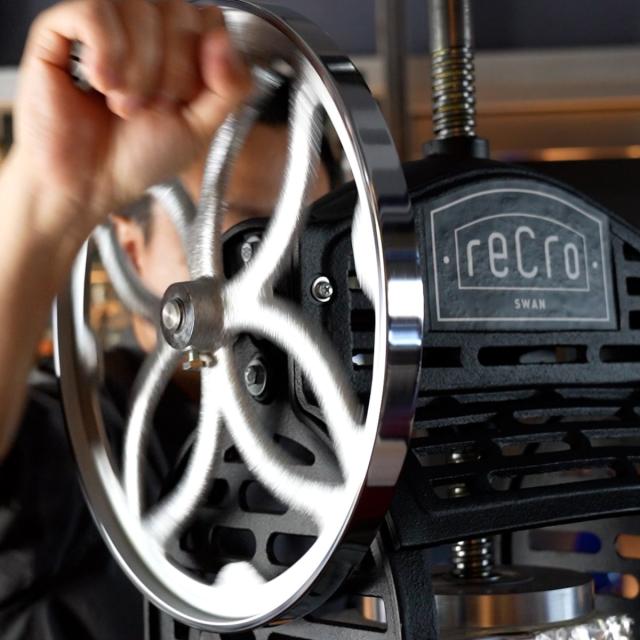 氷削機 かき氷機 recro レクロ ブロック氷専用 業務用 スワン （ 法人