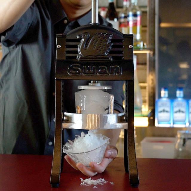 氷削機 かき氷機 BLACK SWAN W ブラックスワン バラ氷対応 業務用