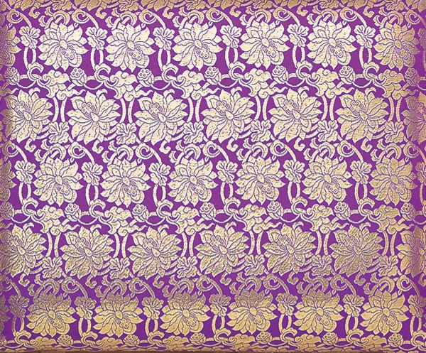 ラタンチェア 金襴座椅子 ロータイプ 座面高23cm （ 正座椅子 背もたれ