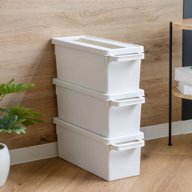 収納ケース メディアコンテナ 20個セット CD用 ホワイト 幅44.9