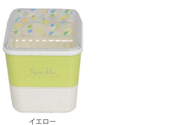 お弁当箱 2段 Sparkle スクエアランチボックス 600ml （ 弁当箱 レンジ対応 食洗機対応 二段 二段弁当箱 スクエア型 ランチボックス  レンの通販はau PAY マーケット - リビングート