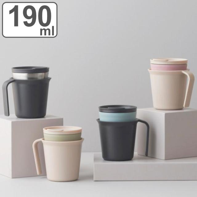 ステンレスタンブラー フタ付き 190ml STOS ステンレス