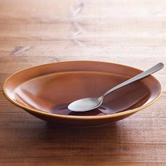 カレー皿 スプーンセット 25cm 逸品窯 陶磁器 （ 食洗機対応