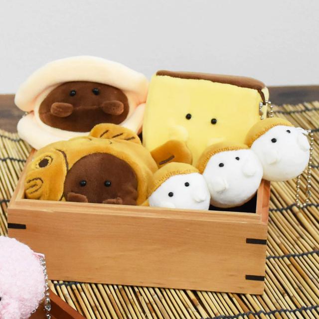 キーホルダー ぬいぐるみ もちっとわがしさん マスコット