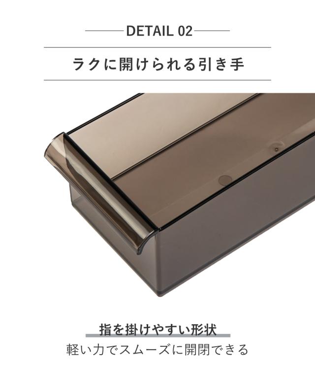 卓上収納ボックス アイケースS 収納ボックス 引き出し 卓上収納 同色12個セット 日本製 小物入れ （ 収納ケース 卓上 収納 小物ケース 小物収納 収納用品 小物 プラスチック デスク収納 机上用 机上ラック ）_11