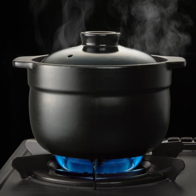 炊飯土鍋 2合 直火対応 電子レンジ対応 （ ご飯鍋 土鍋 炊飯鍋 炊飯用