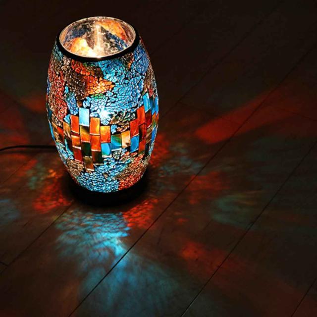 モザイクランプクリムト 楽天市場】《クリムトの絵画を想わすモザイクガラスの色使いが