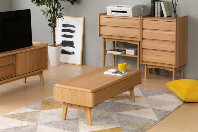 イタリア製　装飾的な木製サイドテーブル 2段引き出し 楽天市場】[小] VeroMan サイドテーブル 引き出し付き 木製 円形