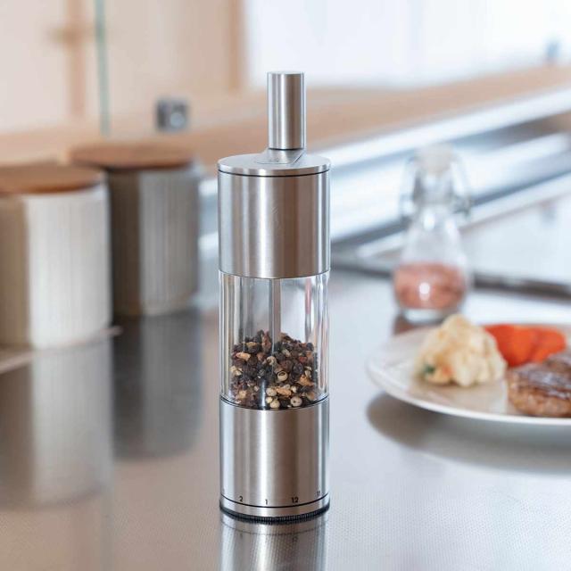 スパイスミル ソルト＆ペッパーミル SELECT AdHoc （ 手動 粗さ調節 塩