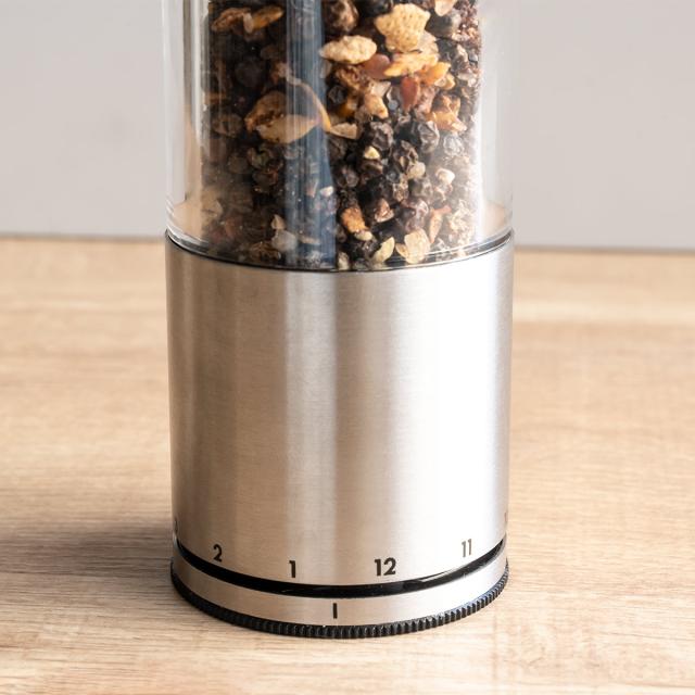 スパイスミル ソルト＆ペッパーミル SELECT AdHoc （ 手動 粗さ調節 塩