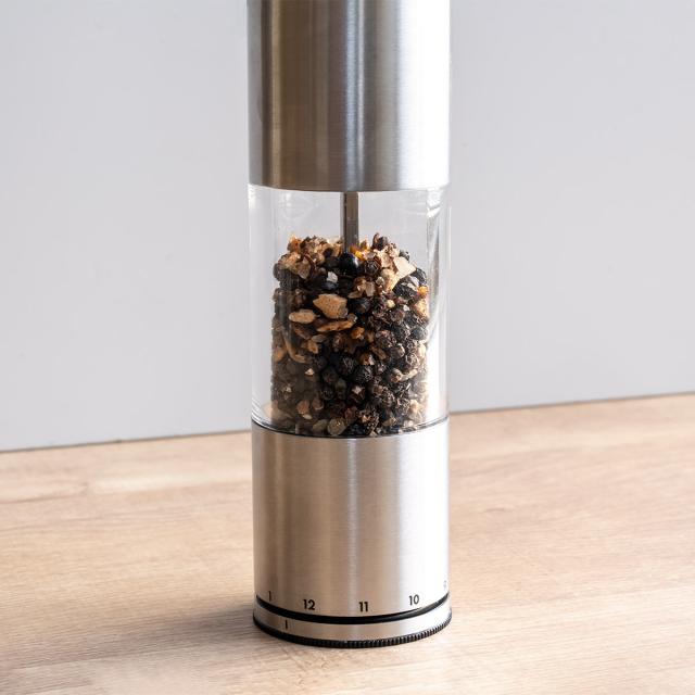 スパイスミル ソルト＆ペッパーミル SELECT AdHoc （ 手動 粗さ調節 塩