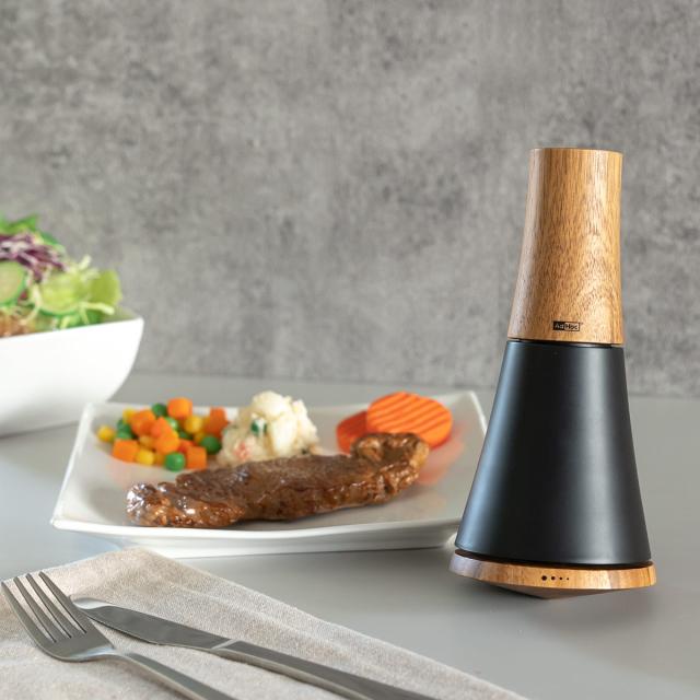 スパイスミル ソルト＆ペッパーミル SPIN AdHoc （ 手動 粗さ調節 塩