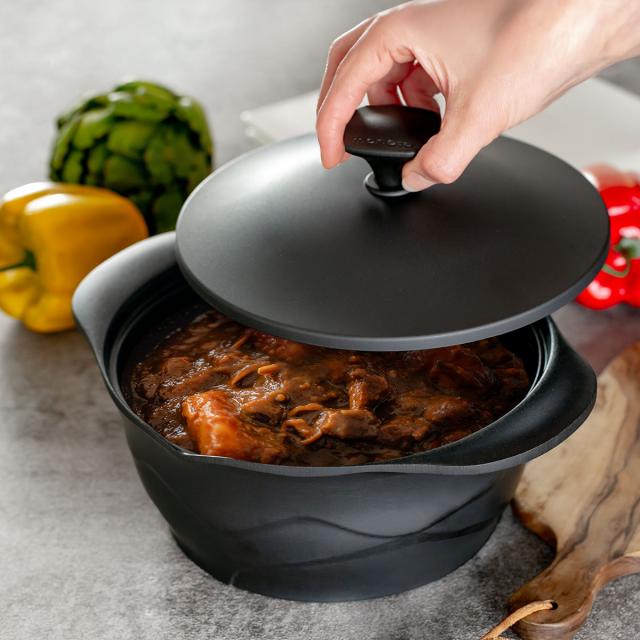Lirica キャセロール 20cm IH対応 食洗機対応 両手鍋 （ ガス火対応